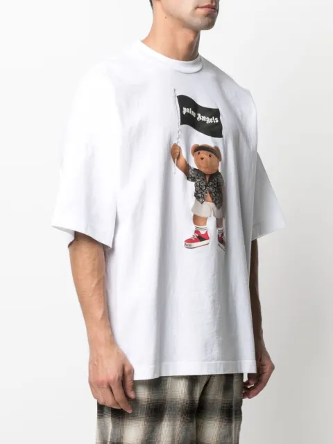 Palm Angels Pirate Bear logo T-shirt 