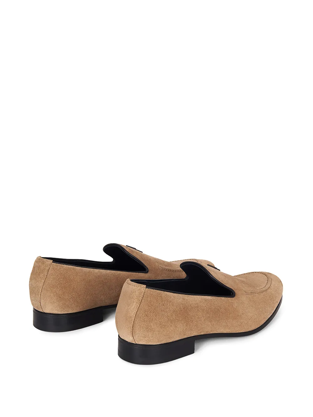Giuseppe Zanotti G-flash Suede Slippers In Neutrals