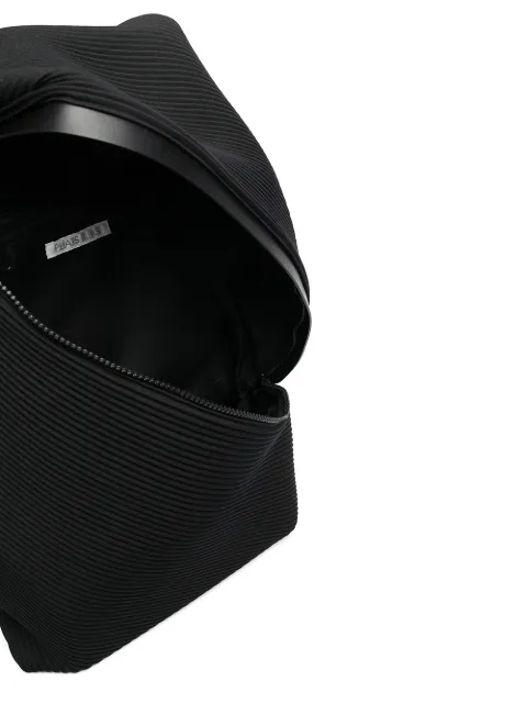 bias pleats backpack