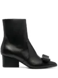Ferragamo Viva bow-detail boots - Black