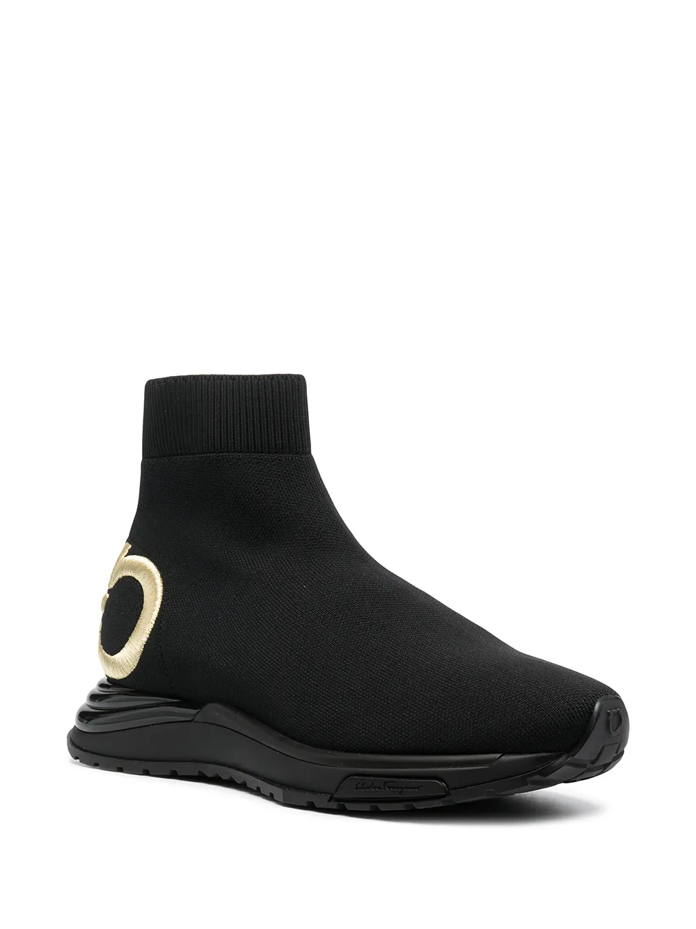 Ferragamo Gancini pumps Zwart