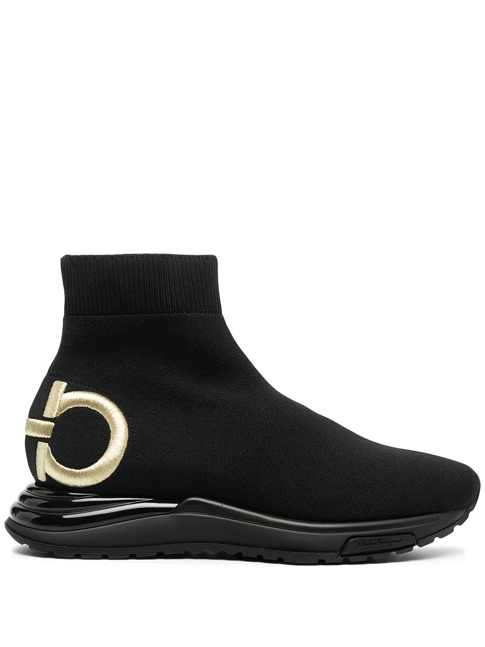 Ferragamo Gancini pumps Zwart