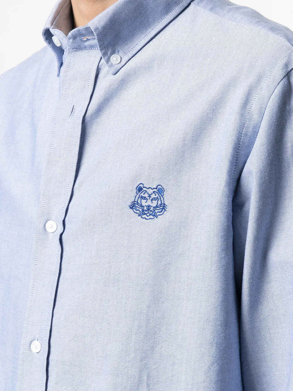 фото Kenzo рубашка с вышивкой tiger