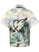 Image 1 of Palm Angels Paradise heart bowling shirt
