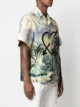 Palm Angels Paradise heart bowling shirt