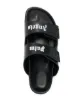 Palm Angels logo print leather sandals
