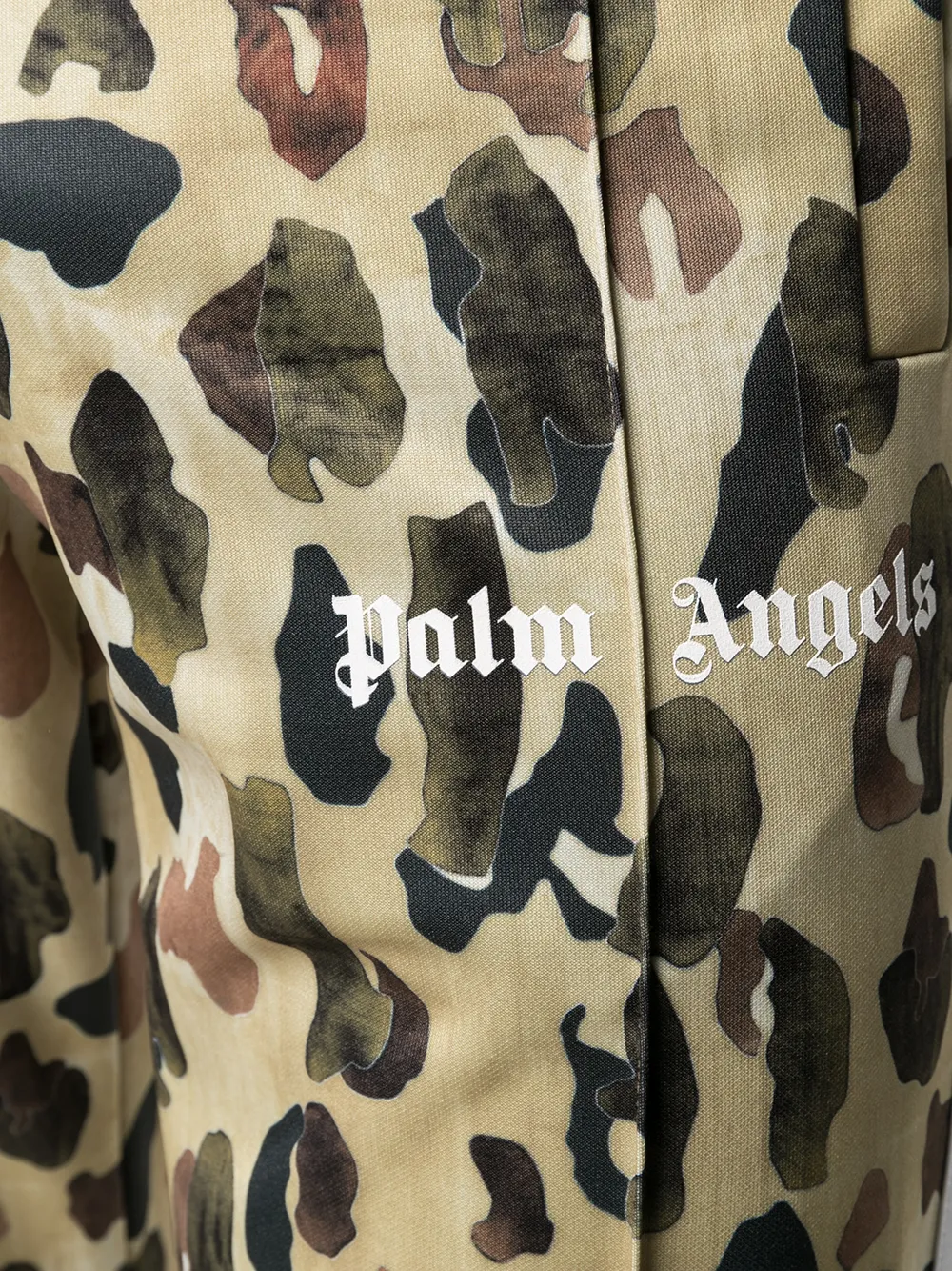 Palm Angels Trainingsbroek met camouflageprint Geel