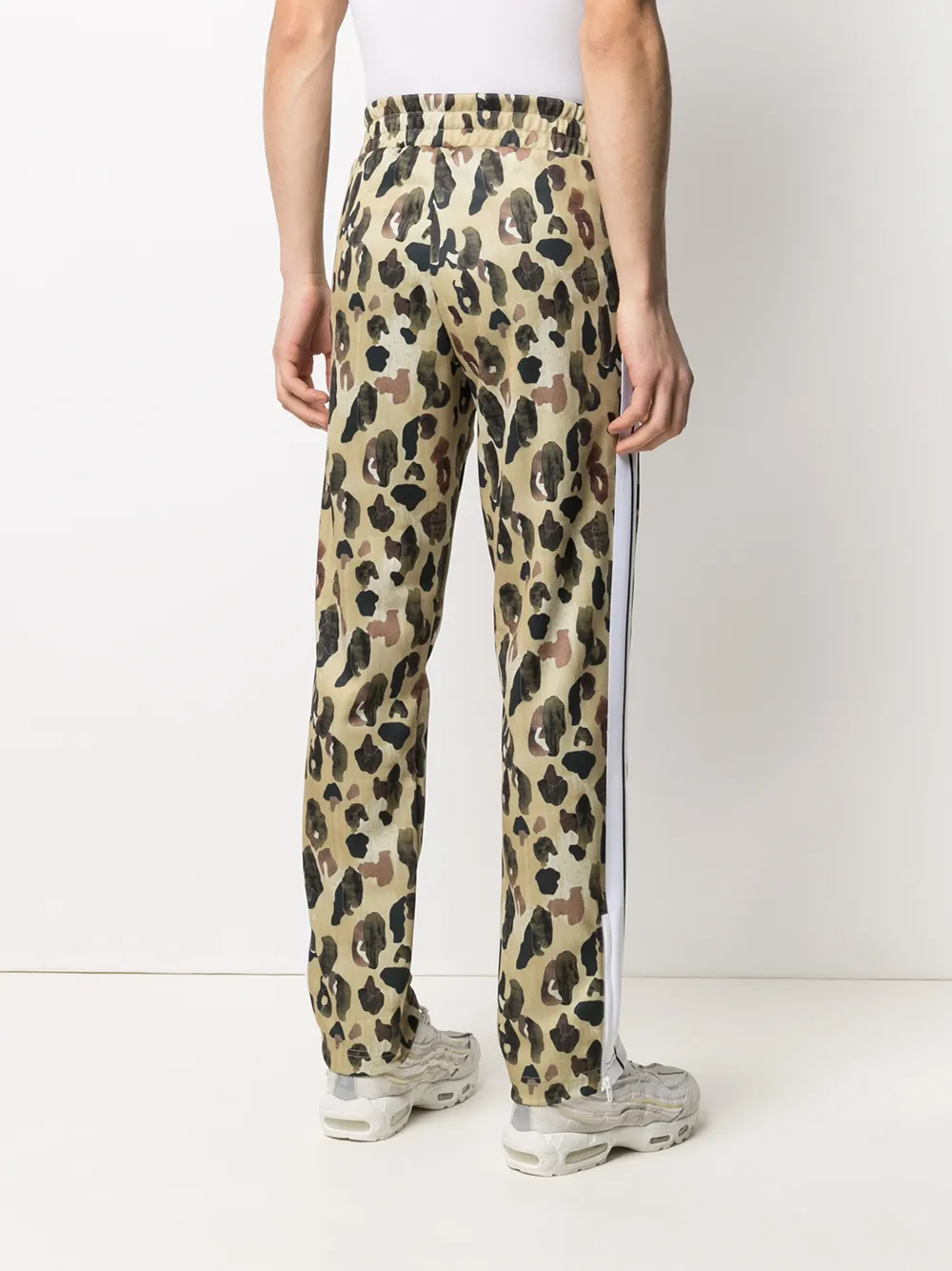 Palm Angels Trainingsbroek met camouflageprint Geel