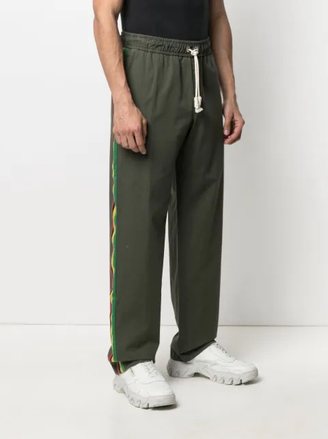 palm angels striped pants