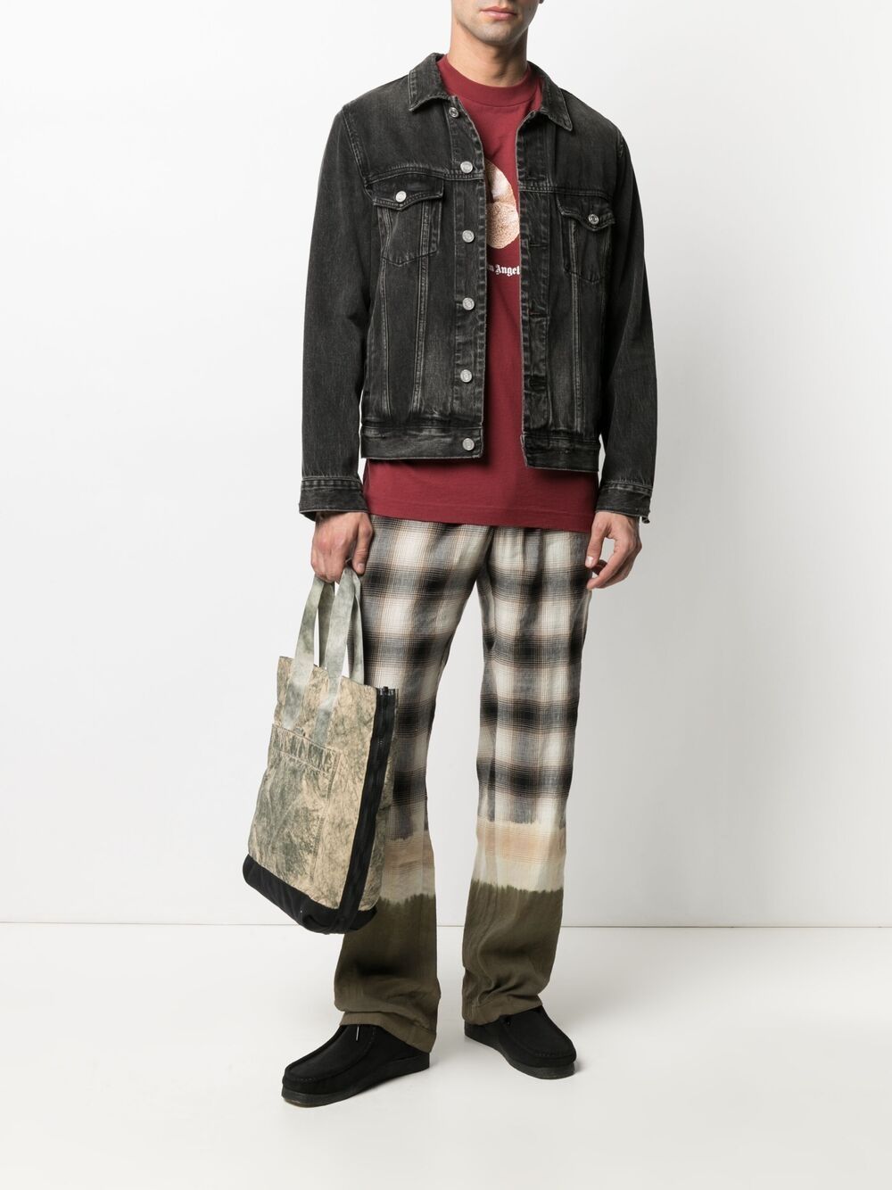 palm angels plaid pants