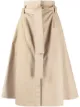 Image 1 of P.A.R.O.S.H. belted A-line skirt