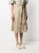 P.A.R.O.S.H. belted A-line skirt