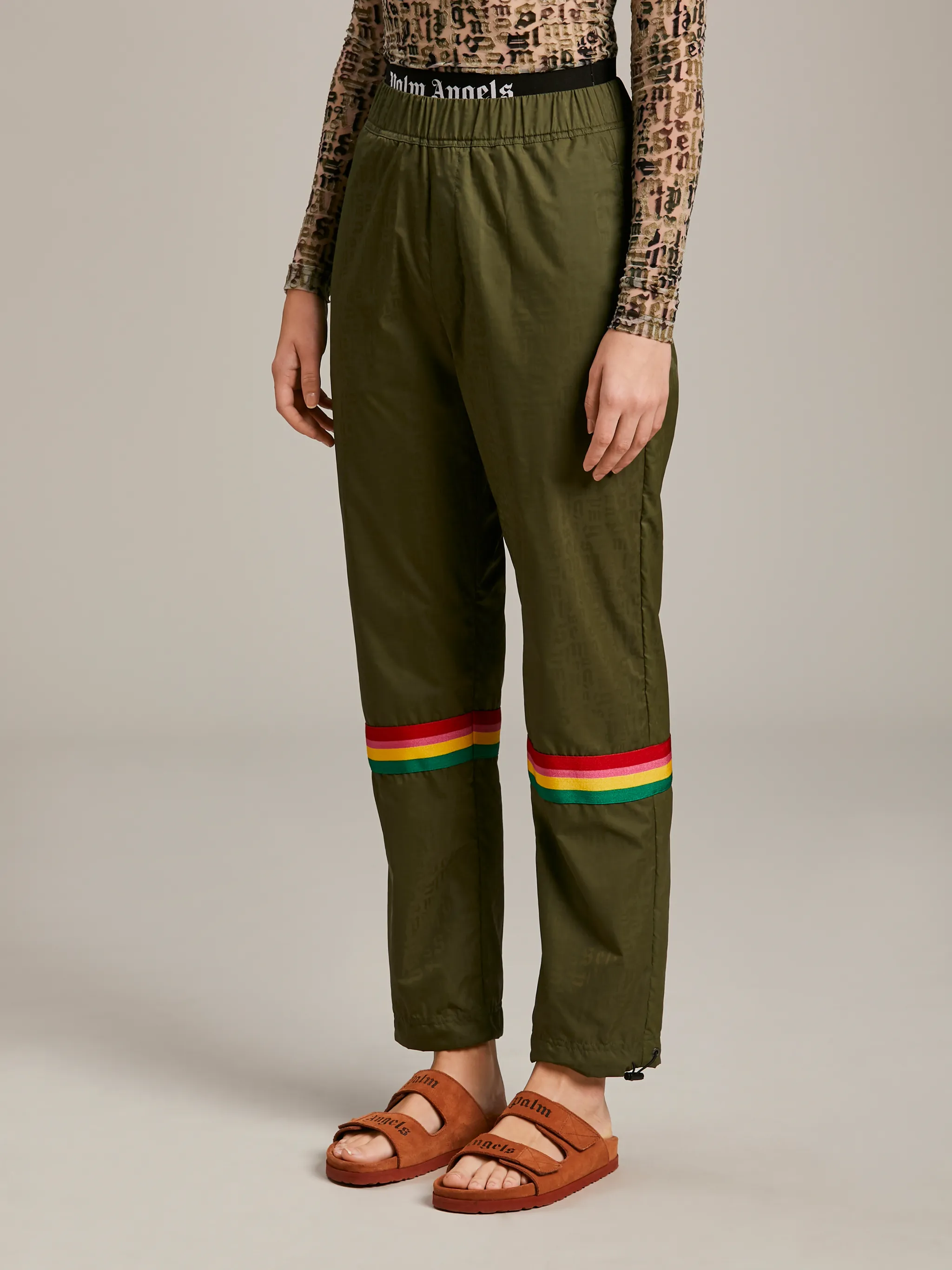 MILITARY SWEATPANTS Palm Angels® Official