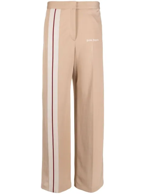 Palm Angels logo-print leg trousers