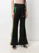 Palm Angels Miami logo flared track pants