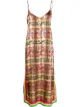 Image 1 of Palm Angels Exodus plaid slip dress