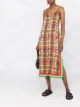 Image 2 of Palm Angels Exodus plaid slip dress