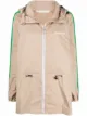 Image 1 of Palm Angels logo print hooded windbreaker