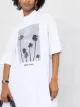 Palm Angels T-shirtjurk met palmprint