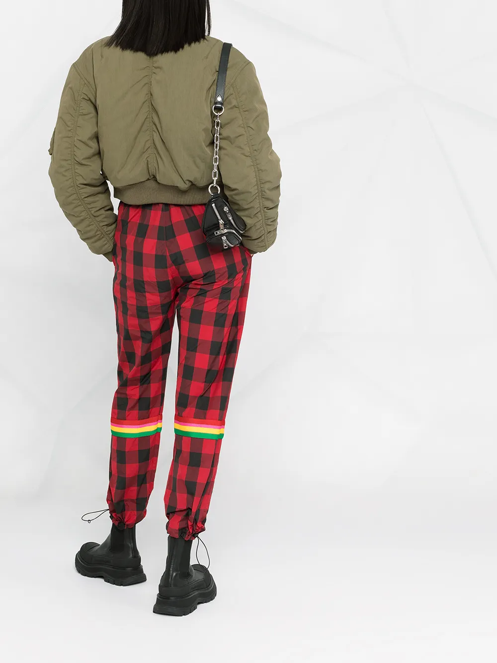 Palm Angels Bomber crop con logo | Image 6