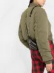 Palm Angels Jaqueta bomber cropped com logo