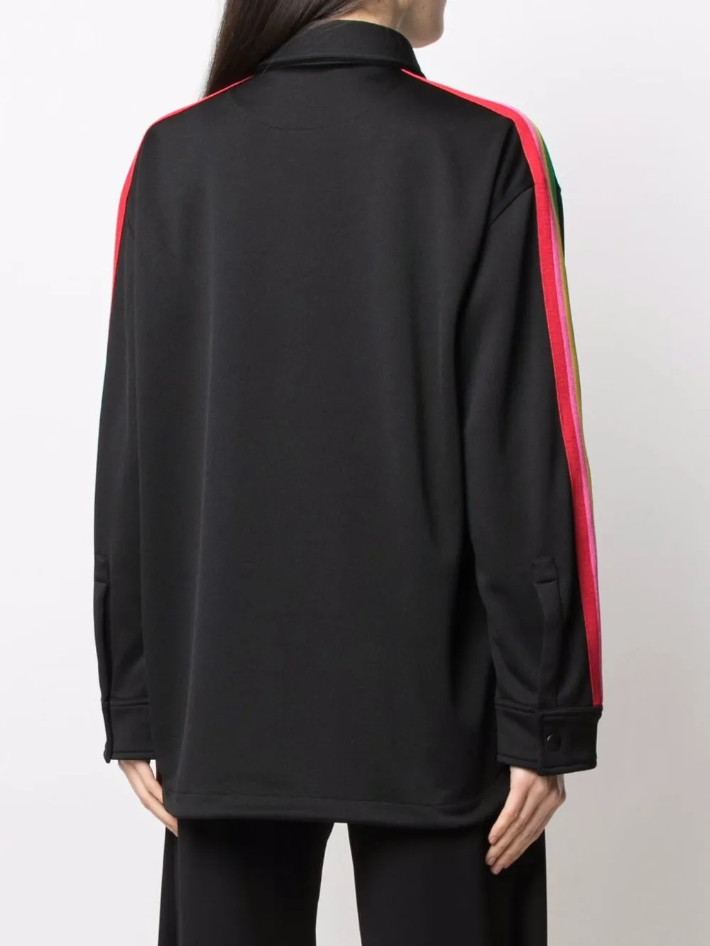 Palm Angels Miami Logo-embroidered Shirt In Black