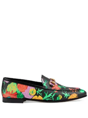 gucci flower loafers