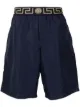 Image 1 of Versace Greca waistband swim shorts