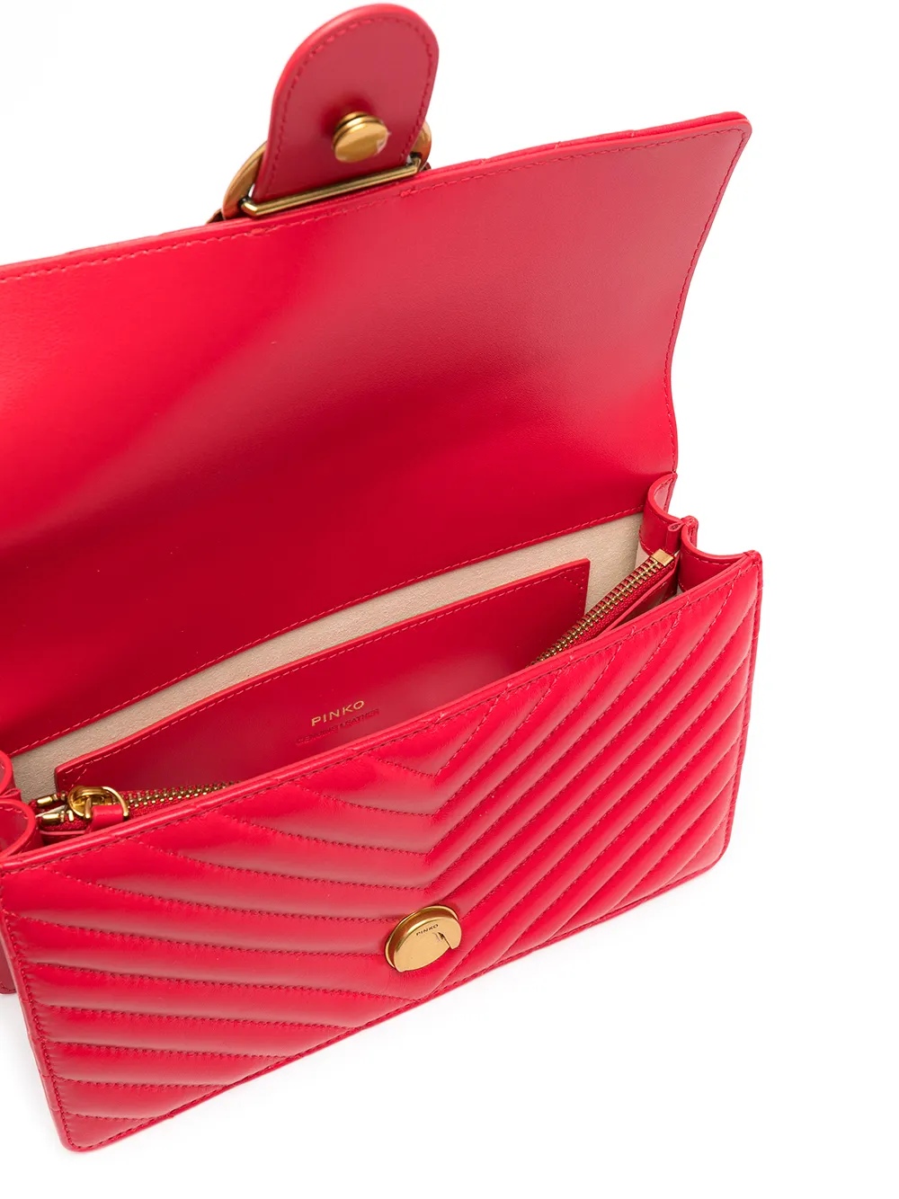 фото Pinko стеганая сумка через плечо love