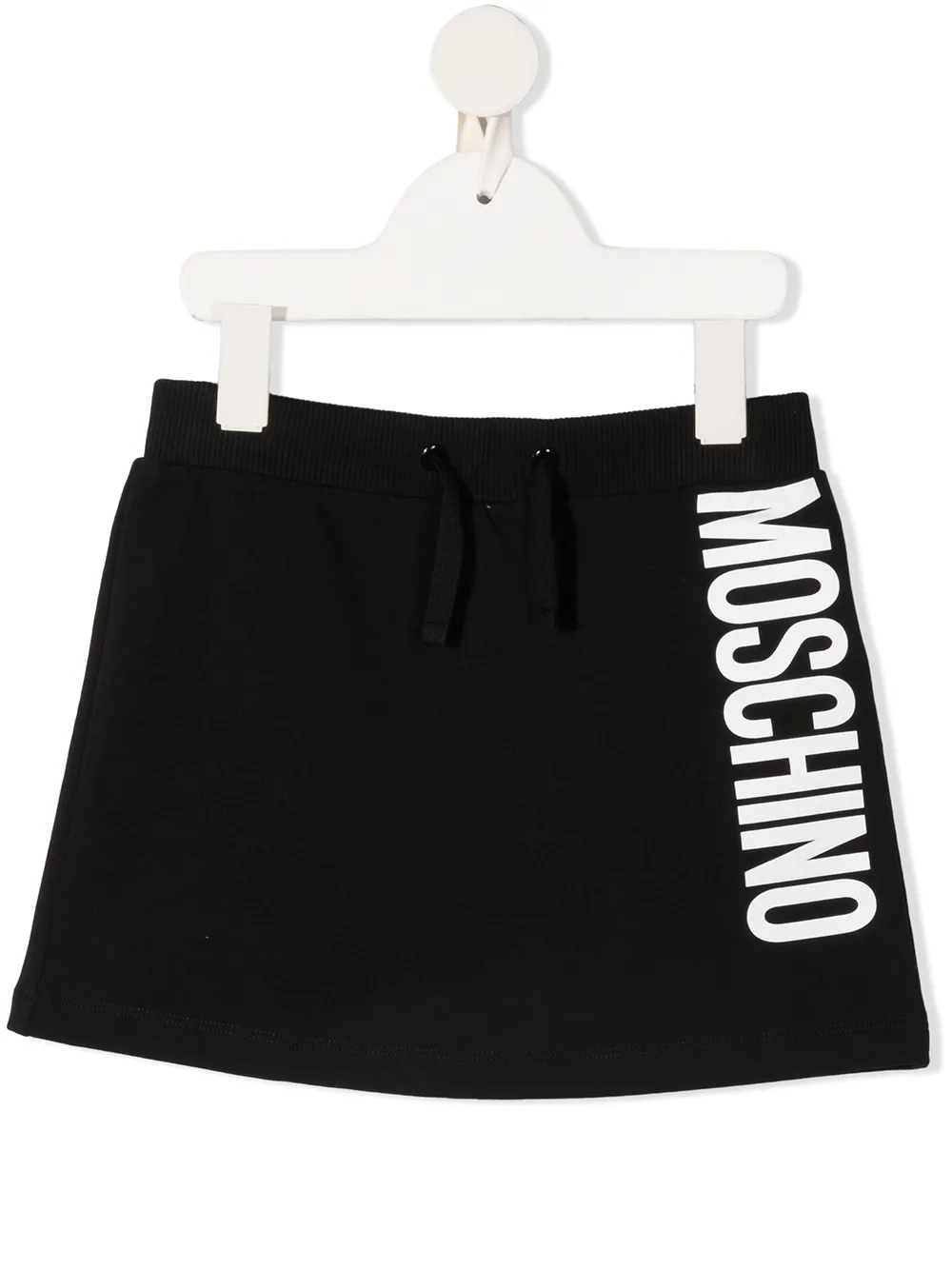 

Moschino Kids falda deportiva con logo estampado - Negro
