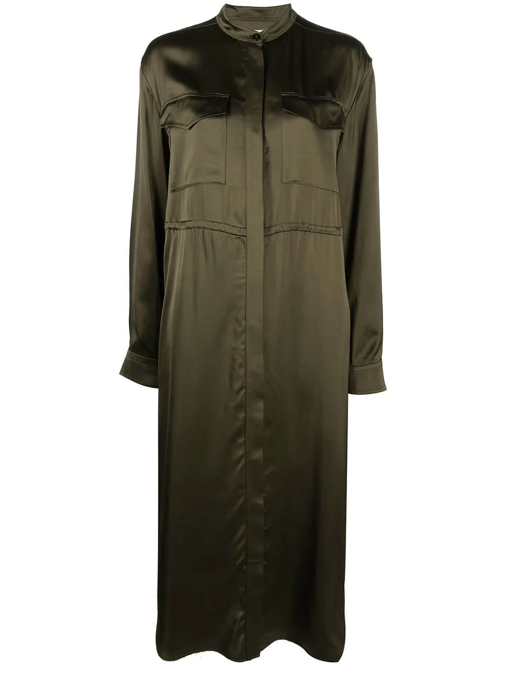 фото Jil sander платье-рубашка длины миди