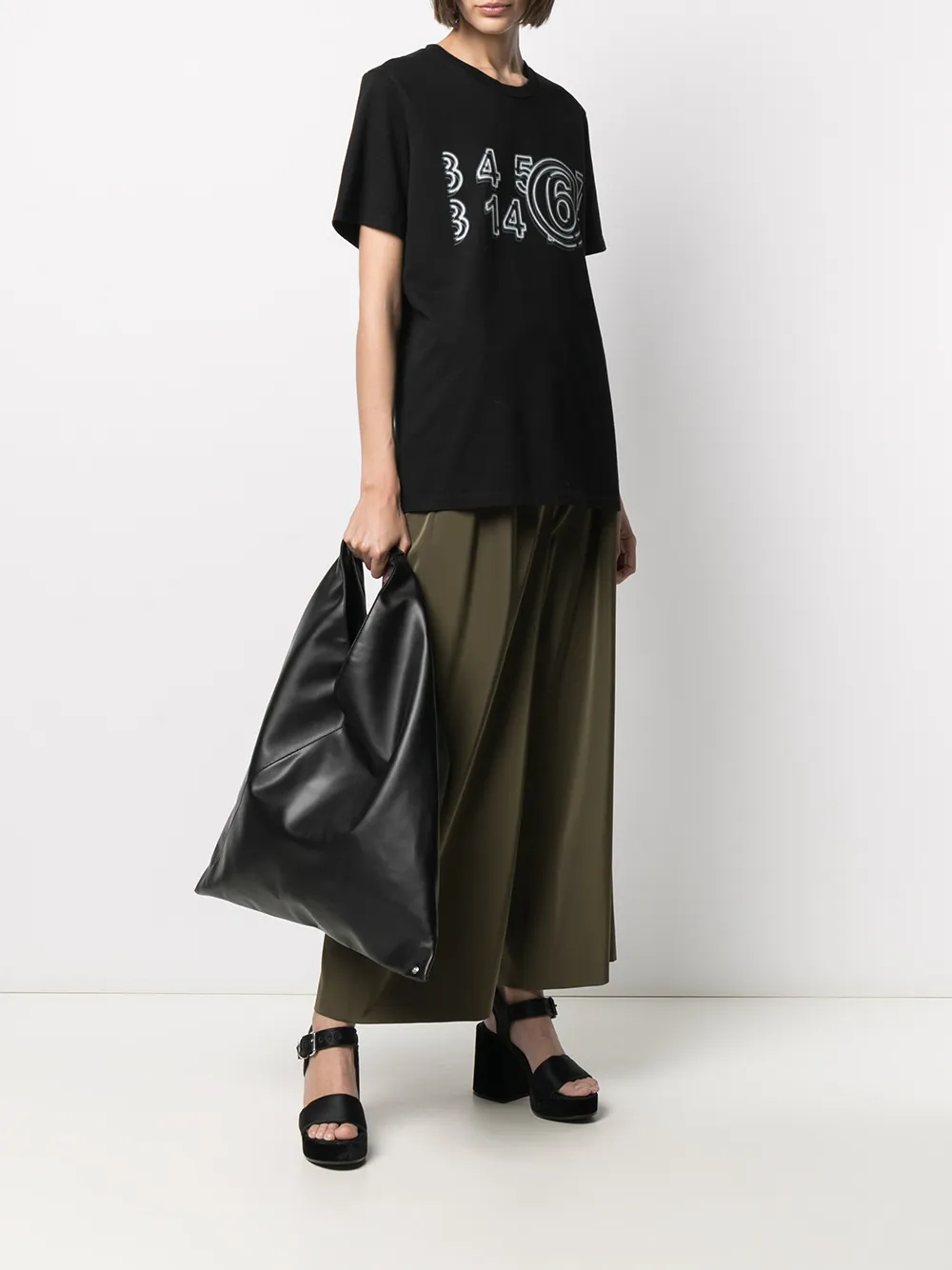 фото Mm6 maison margiela сумка-тоут с верхней ручкой
