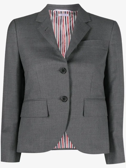 Thom Browne blazer con solapas de muesca