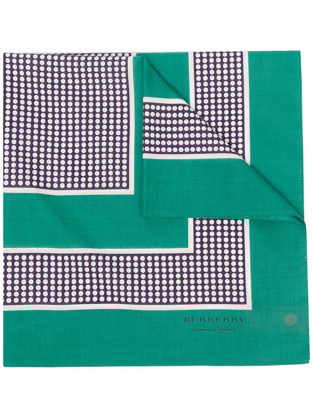 фото Burberry шарф с геометричным принтом