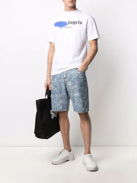 Palm Angels Mykonos Sprayed logo-print 