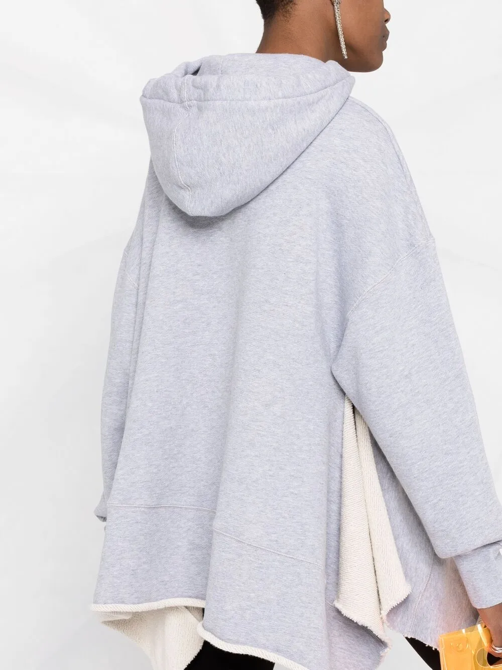 Palm Angels Fleece poncho Grijs