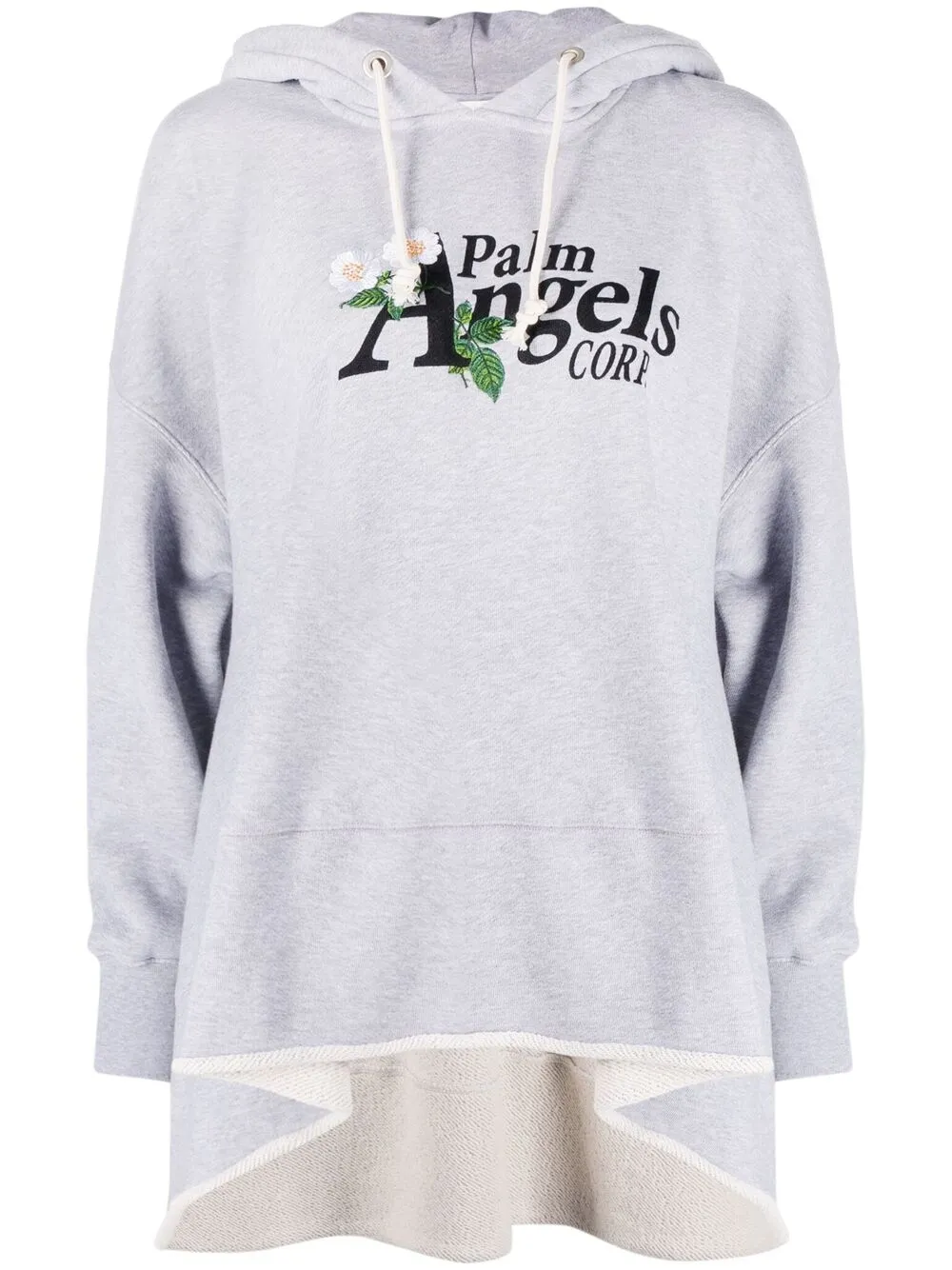 Palm Angels hoodie à design drapé - Gris Palm Angels hoodie à design drapé - Gris