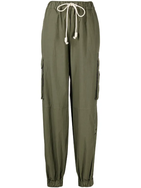 Palm Angels Drawstring Cotton Cargo 