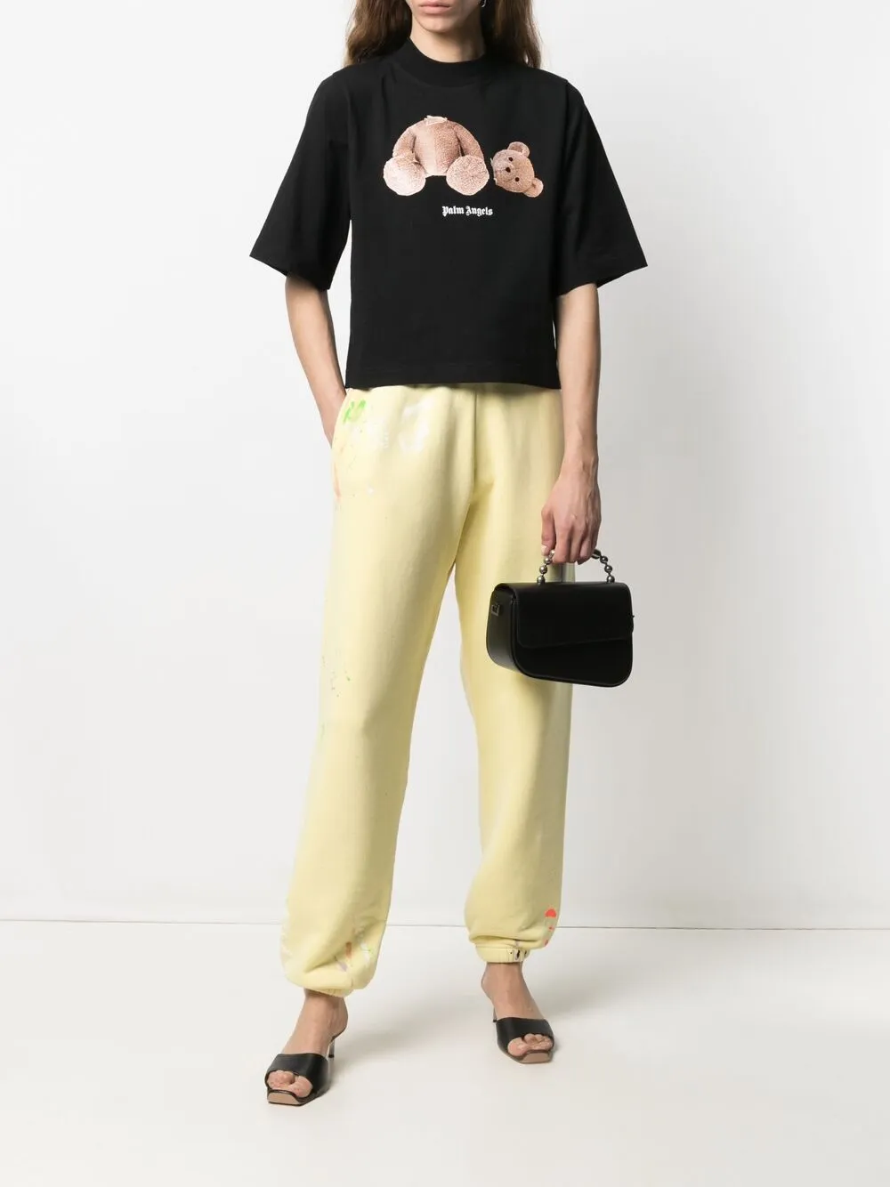 Palm Angels Joggingbroek Geel