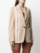 Palm Angels Gestreifter Blazer