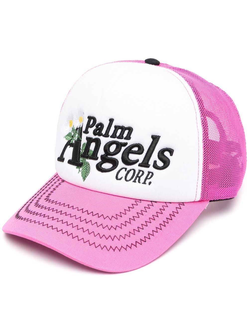 palm angels daisy logo hat