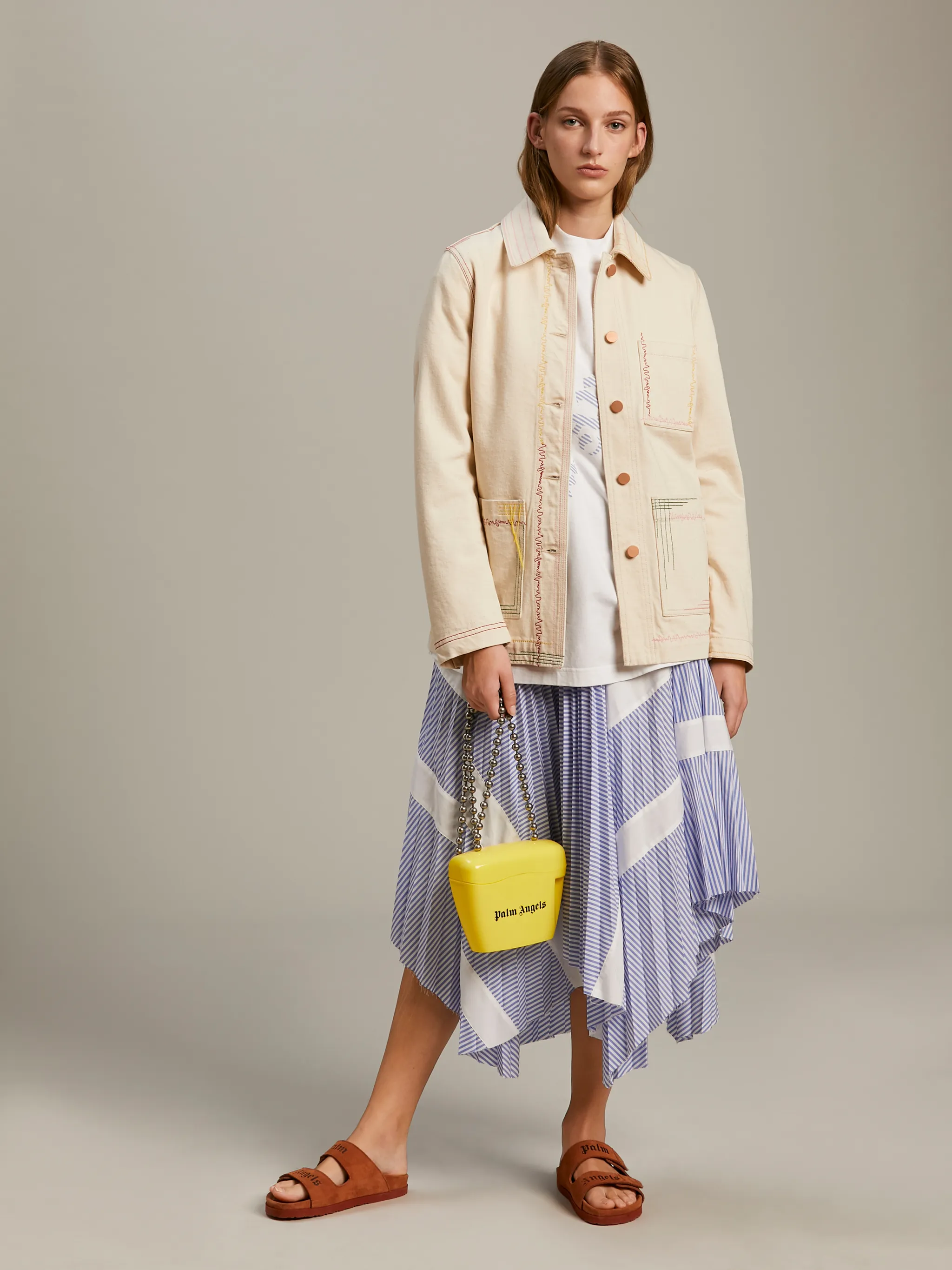 palm angels bag yellow