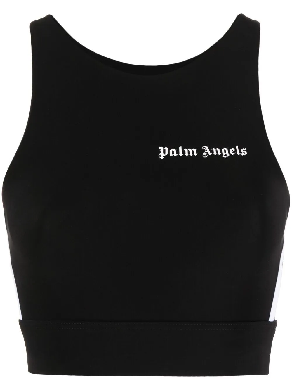 Palm Angels Logo-print Sleeveless Tank Top In Black