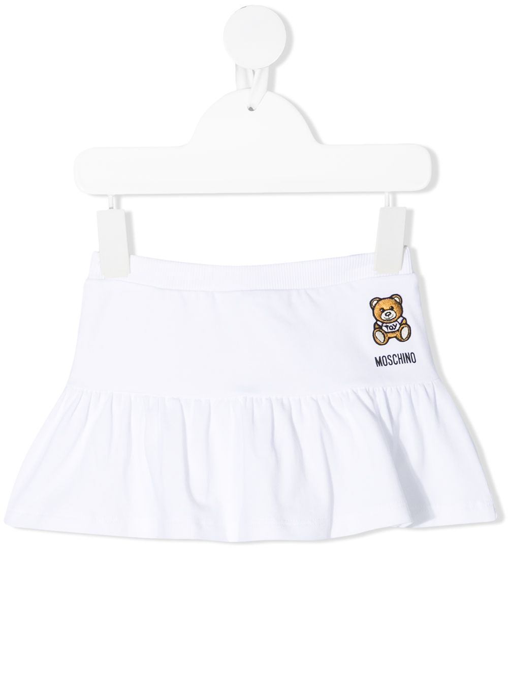 фото Moschino kids юбка с вышивкой toy bear