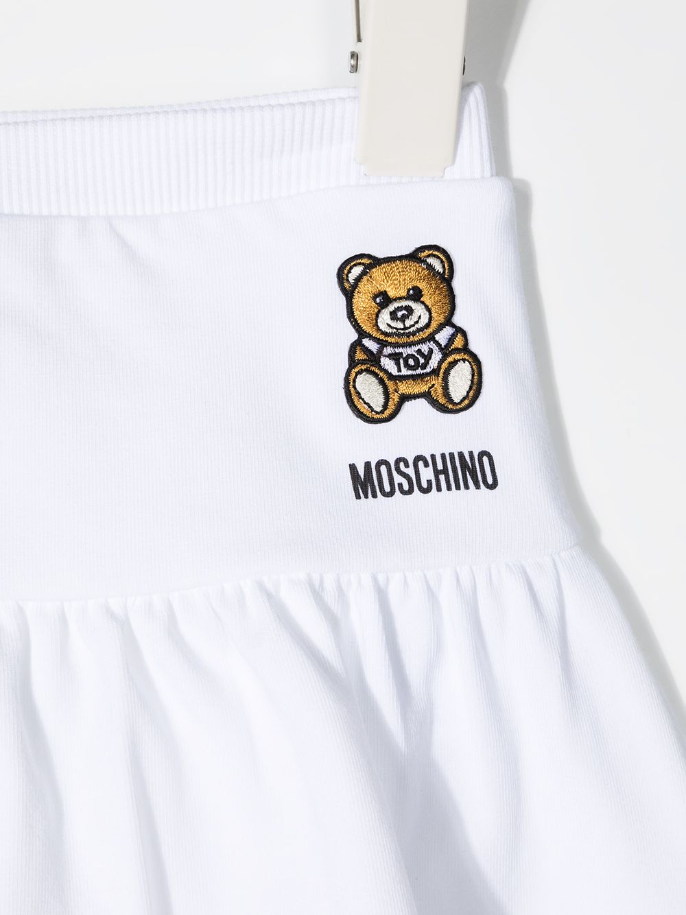 фото Moschino kids юбка с вышивкой toy bear