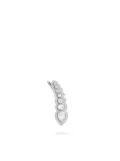 David Morris Rose Cut diamond ear climber - Silver