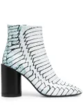 MM6 Maison Margiela 90mm ankle boots - Blue