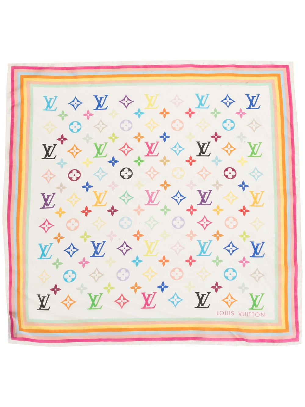 Louis Vuitton 2010 pre-owned Monogram Silk Scarf - Farfetch