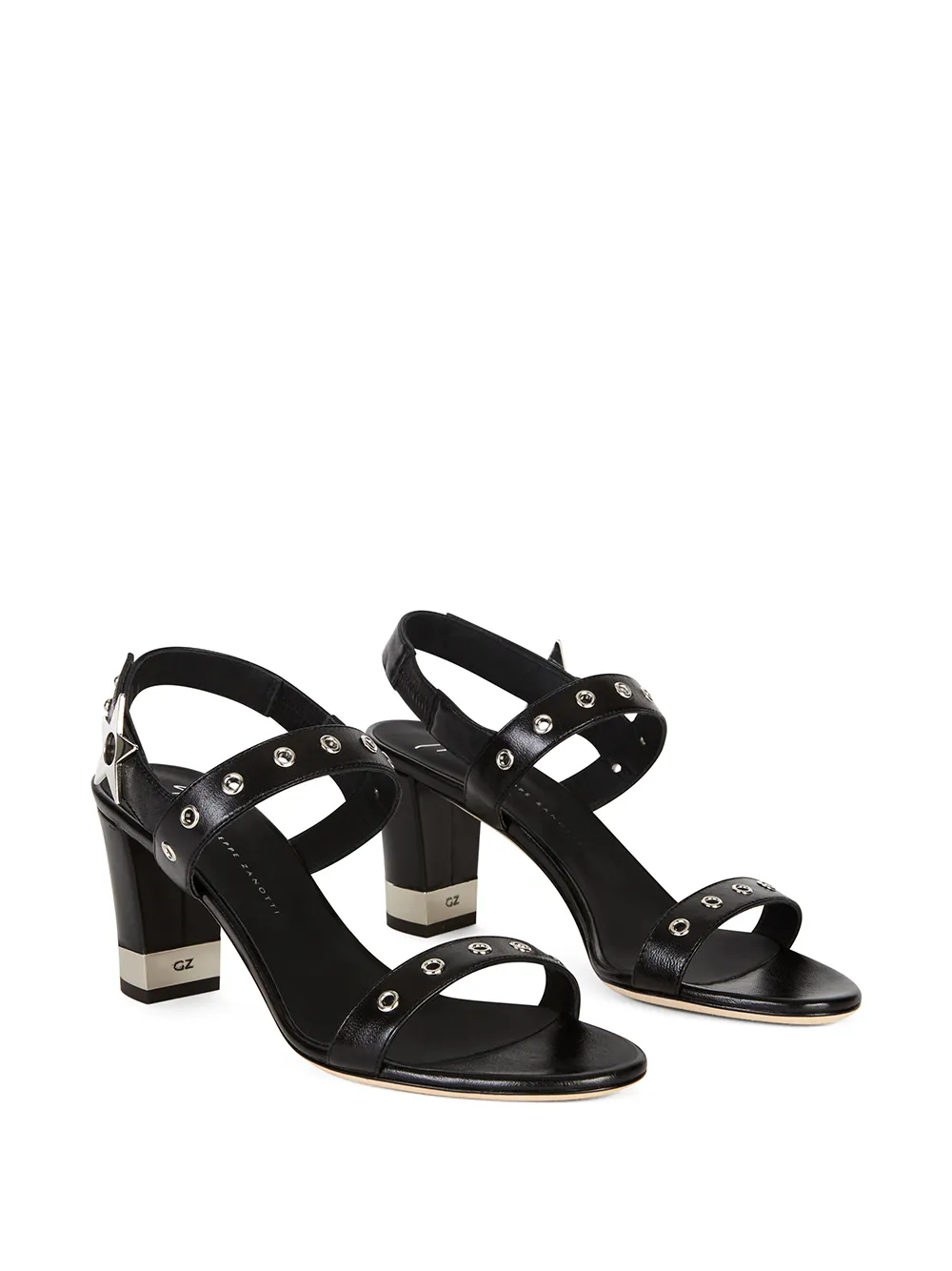 Giuseppe Zanotti Sandalen met ringlets Zwart