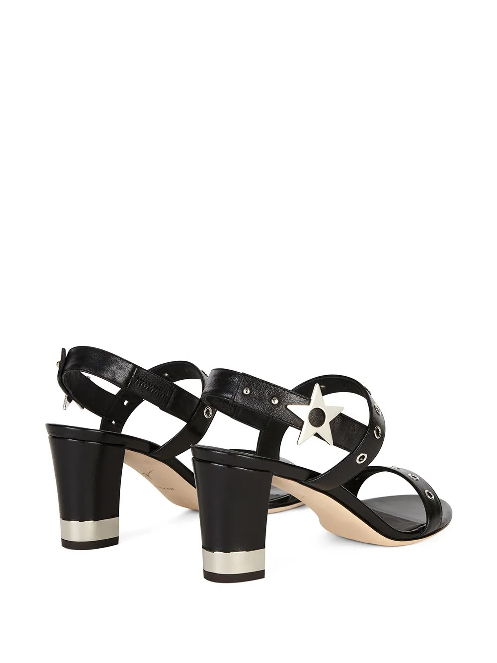 Giuseppe Zanotti Sandalen met ringlets Zwart